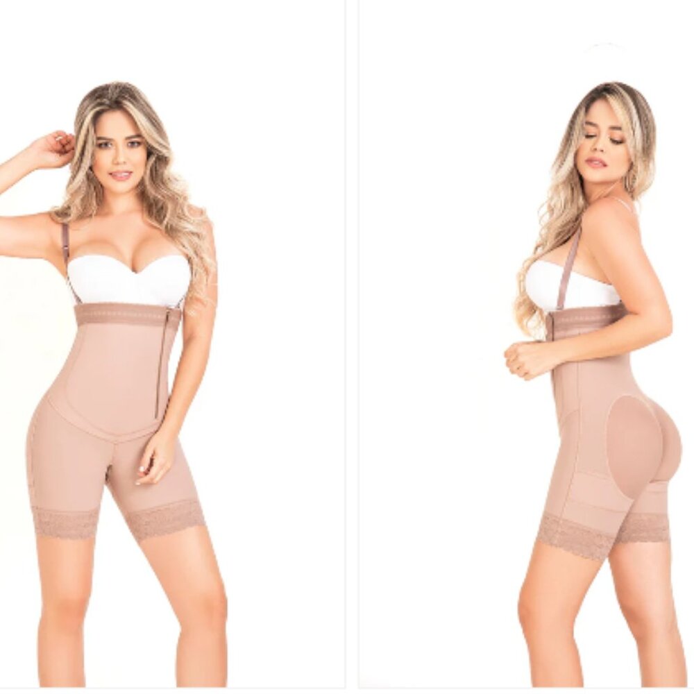 Colombian Strapless Shaper High Compression – Butt Lifter Tummy Control – New